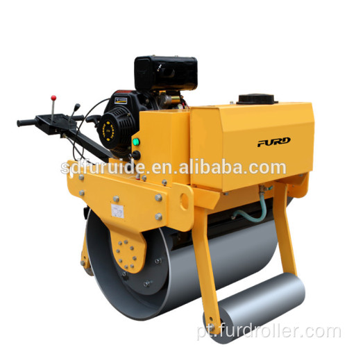 Mini rolo compactador de 500 kg para compactação de asfalto